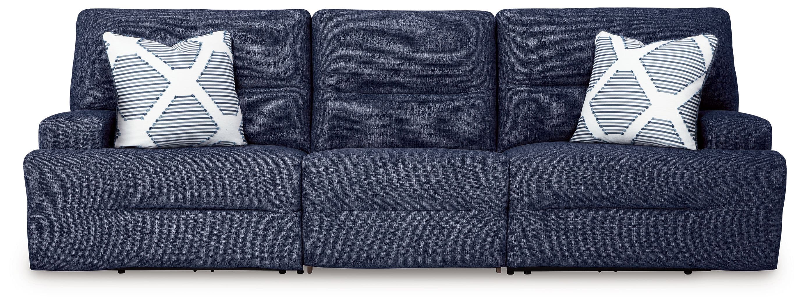 3-Piece Power Reclining Sectional Sofa · Navy