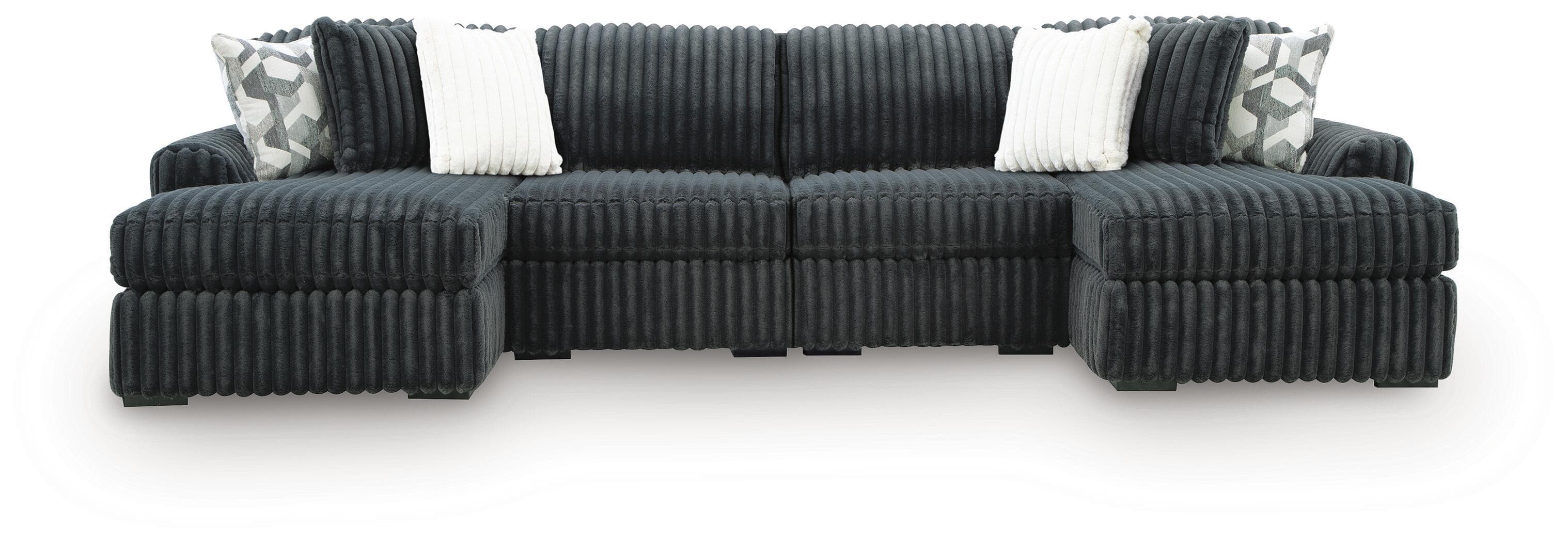 4-Piece Double Chaise Sectional