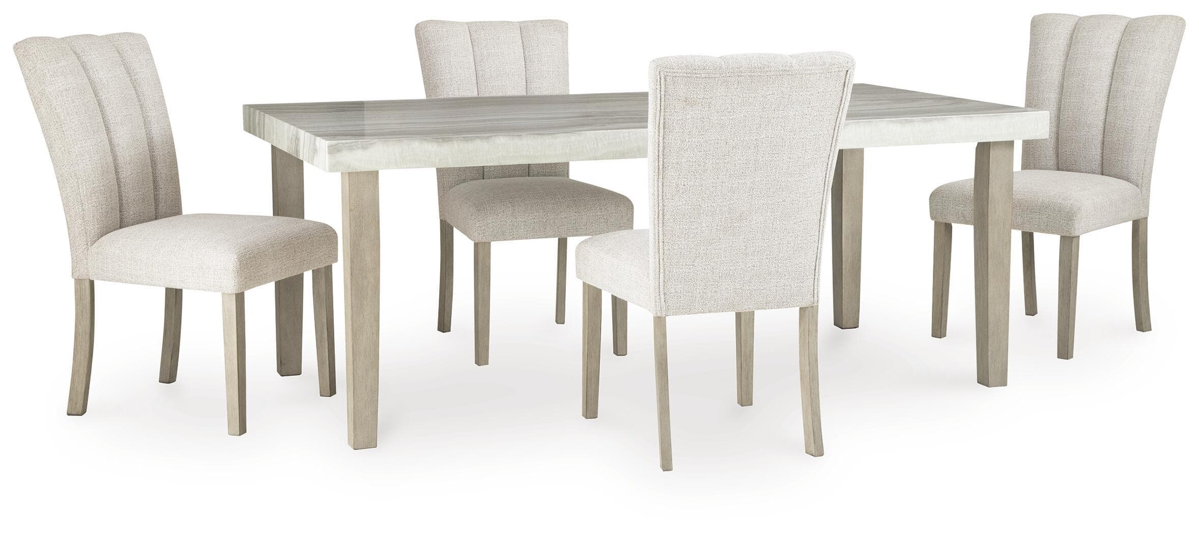 Larawyn - 5 Pc. - Dining Table And 4 Chairs - Bisque