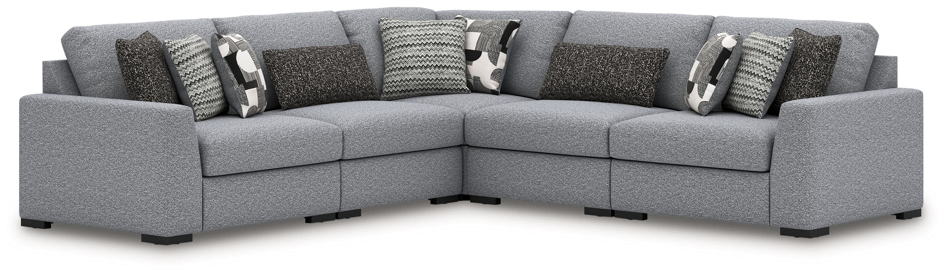 Bealton - 5-Piece Sectional - Salt And Pepper