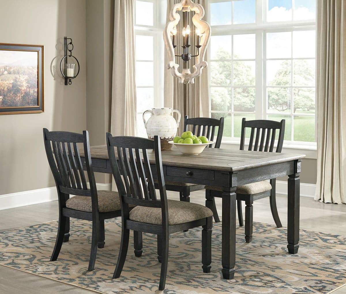 5 Pc. · Dining Room Table, 4 Side Chairs
