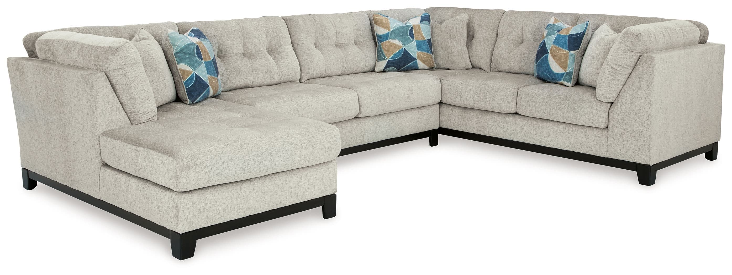 3-Piece Sectional With Laf Corner Chaise