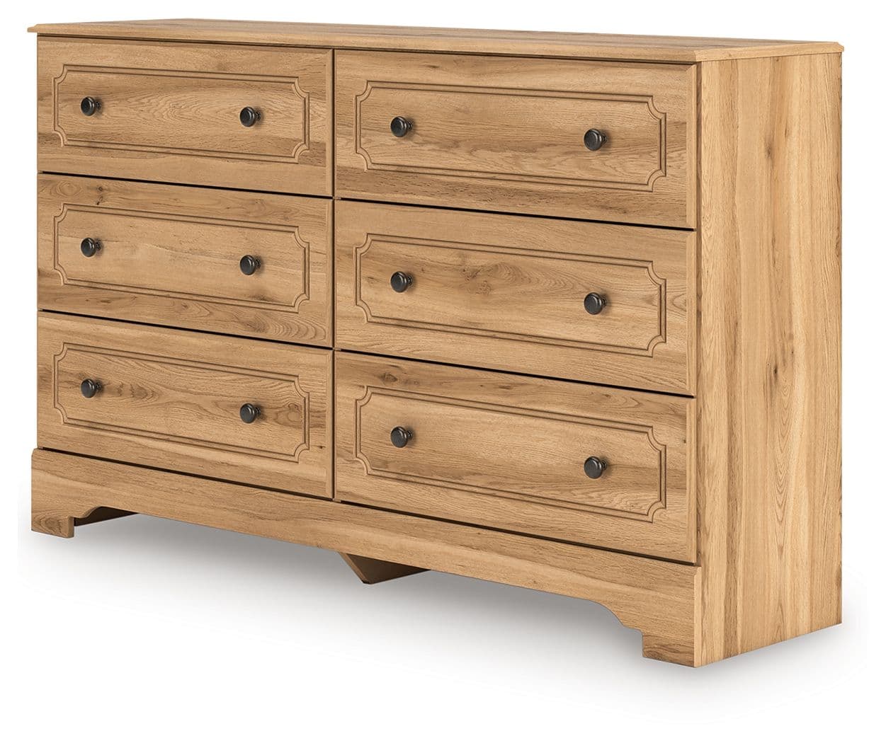 Aleaport - Six Drawer Dresser - Warm Brown