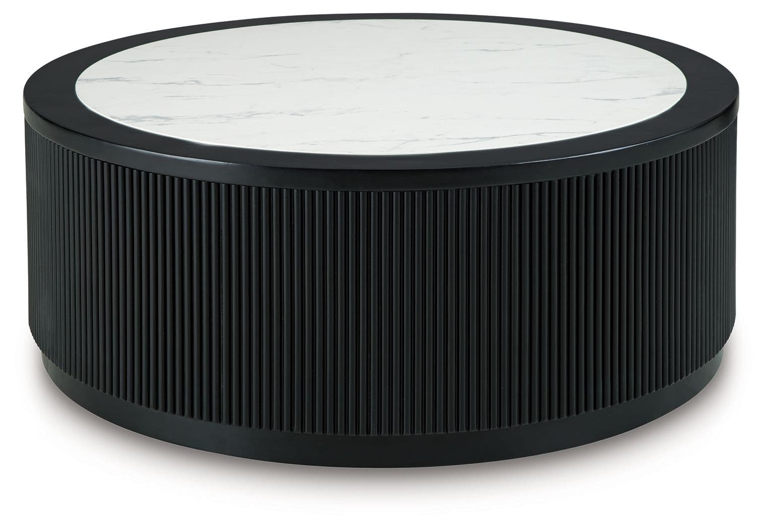 Grayman - Round Cocktail Table - Black