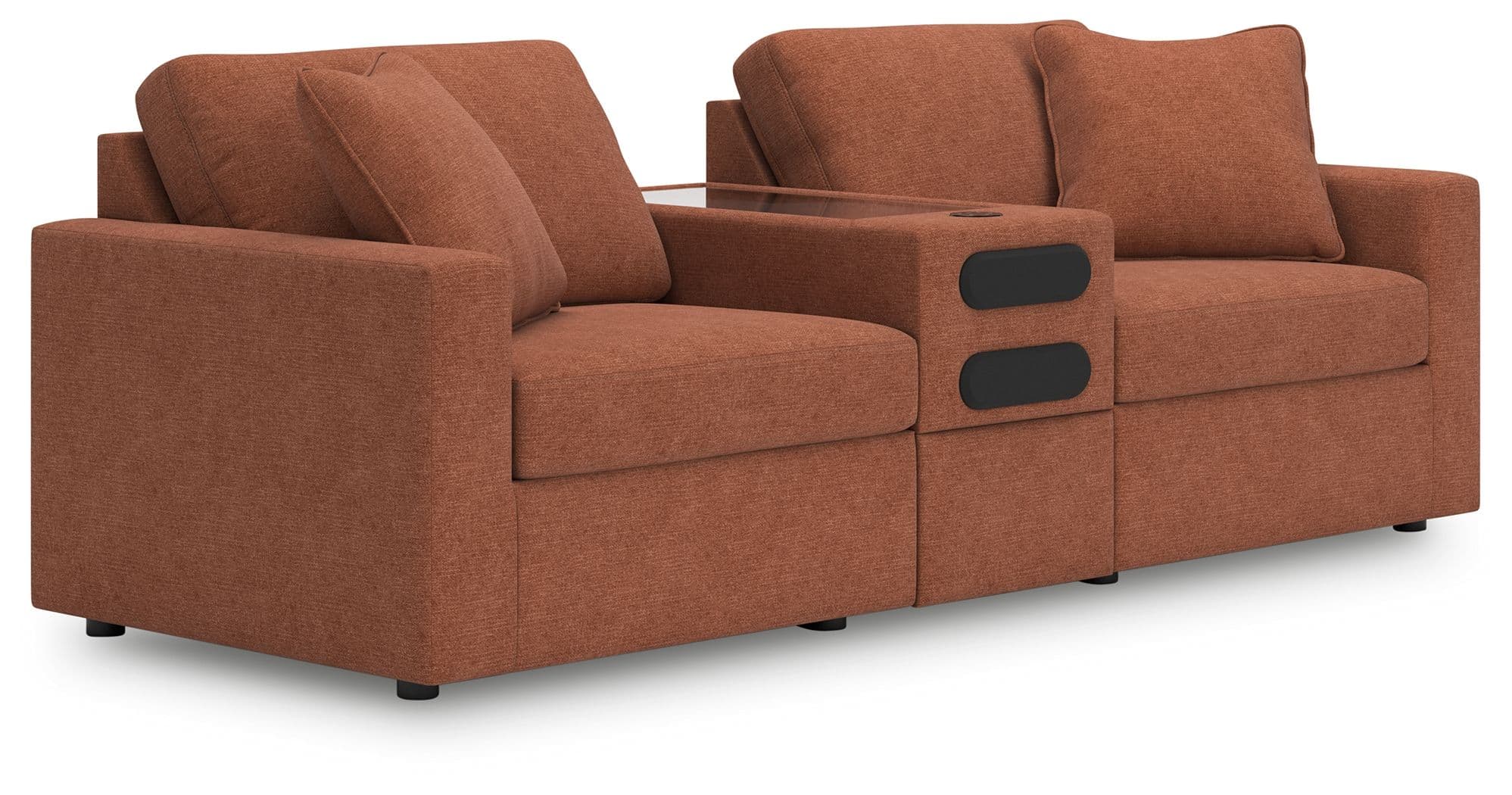 3-Piece Sectional With Audio System Console