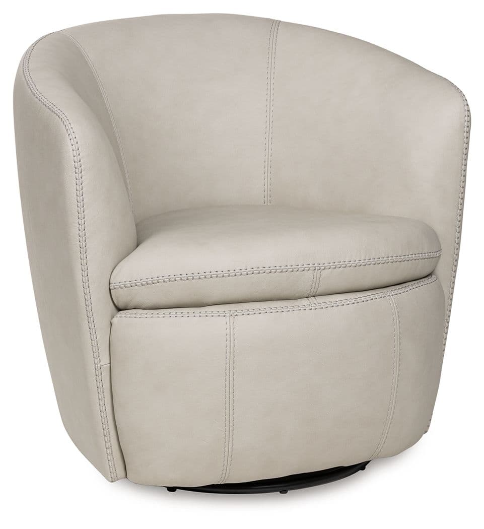 Swivel Accent Chair · Bone